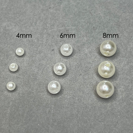 A15/A16/A17番　4mm/6mm/8mmアクリルパール